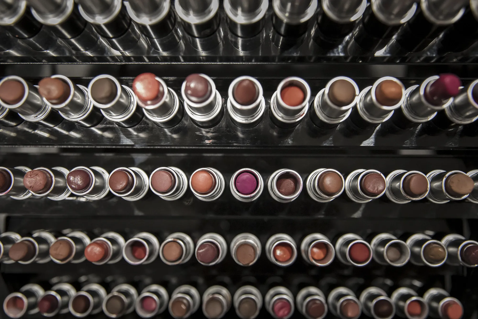 Lipsticks on Display