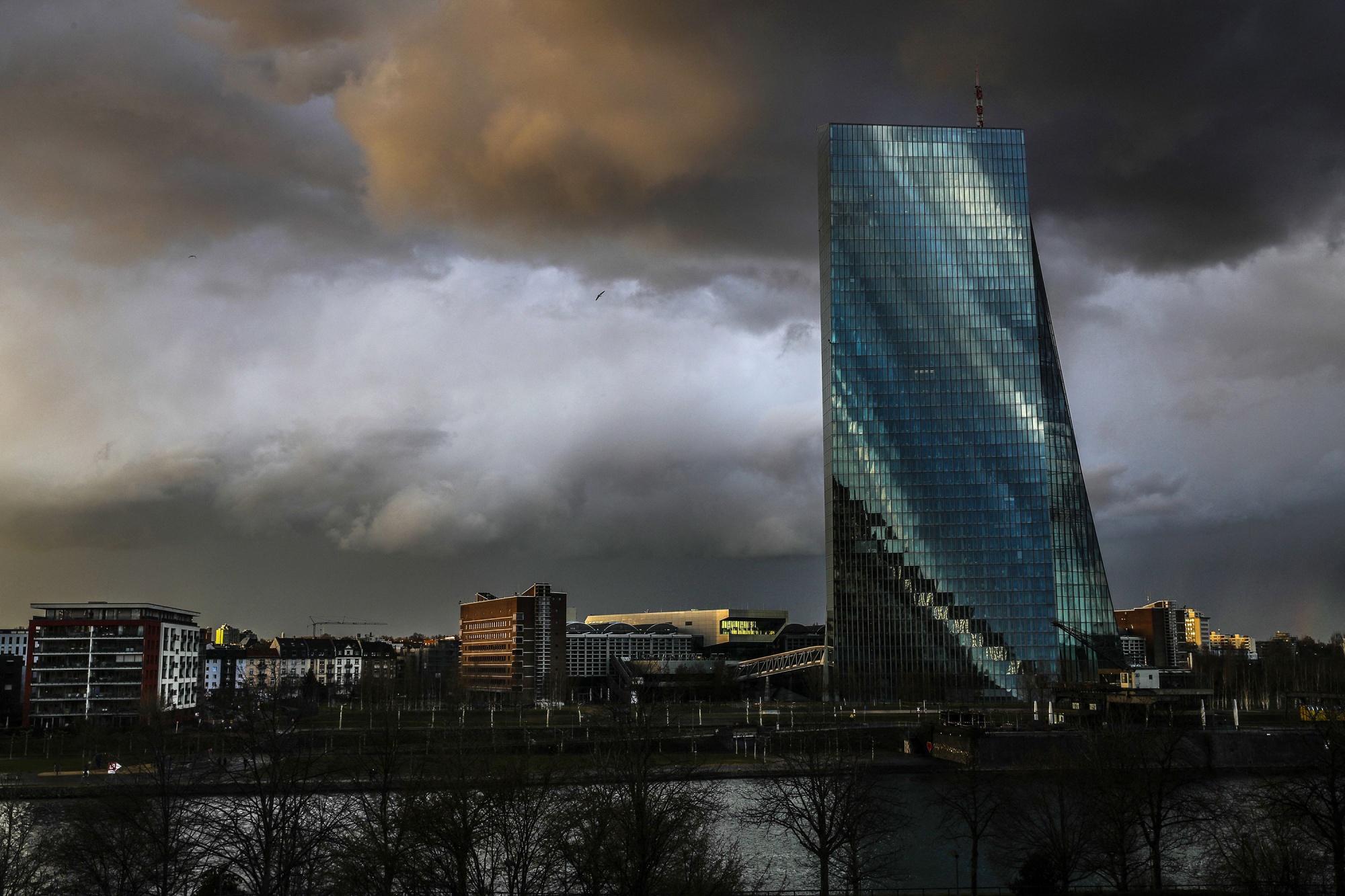 The European Central Bank headquarters in Frankfurt.