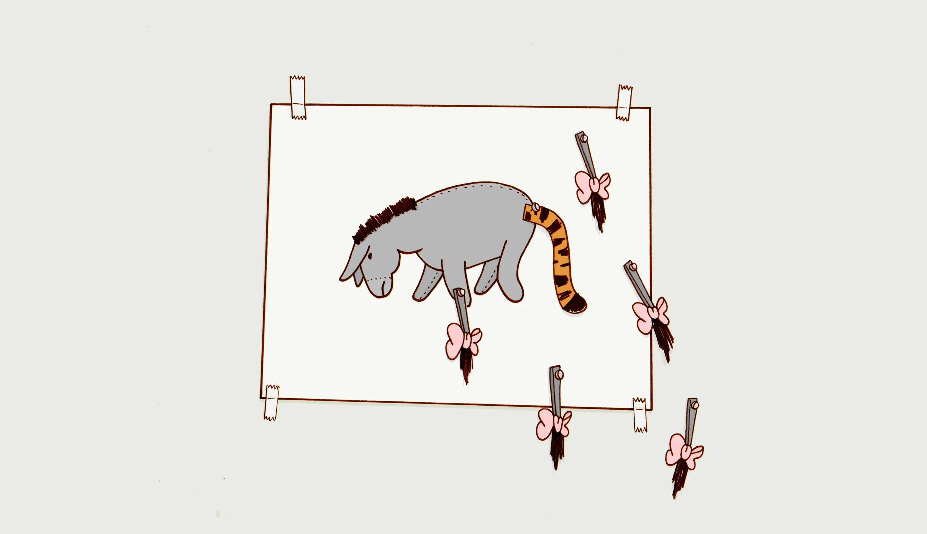 Tail risk as illustrated by Eeyore.
