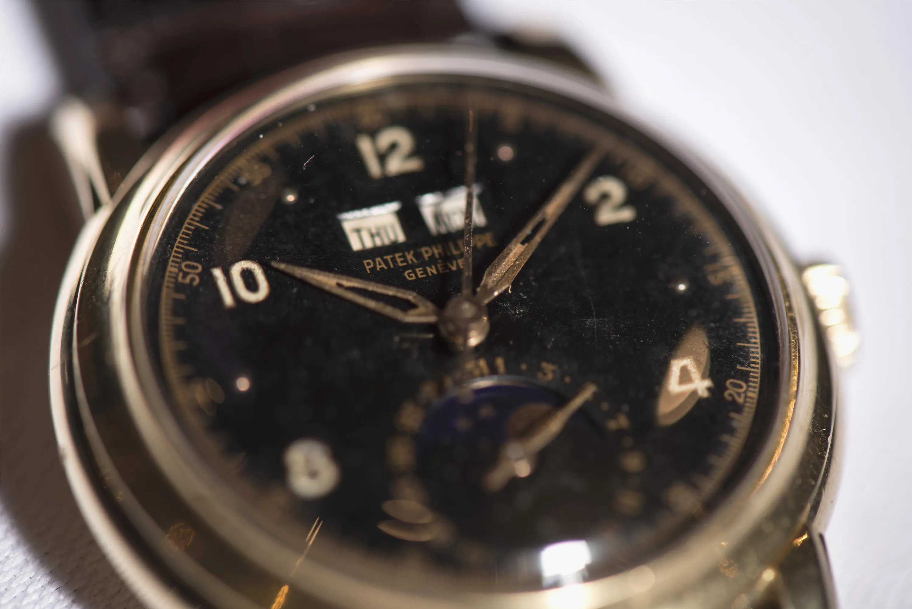 The Patek Philippe watch formerly owned by Haile Selassie Photogrpaher: Harold Cunningham/Getty Images
