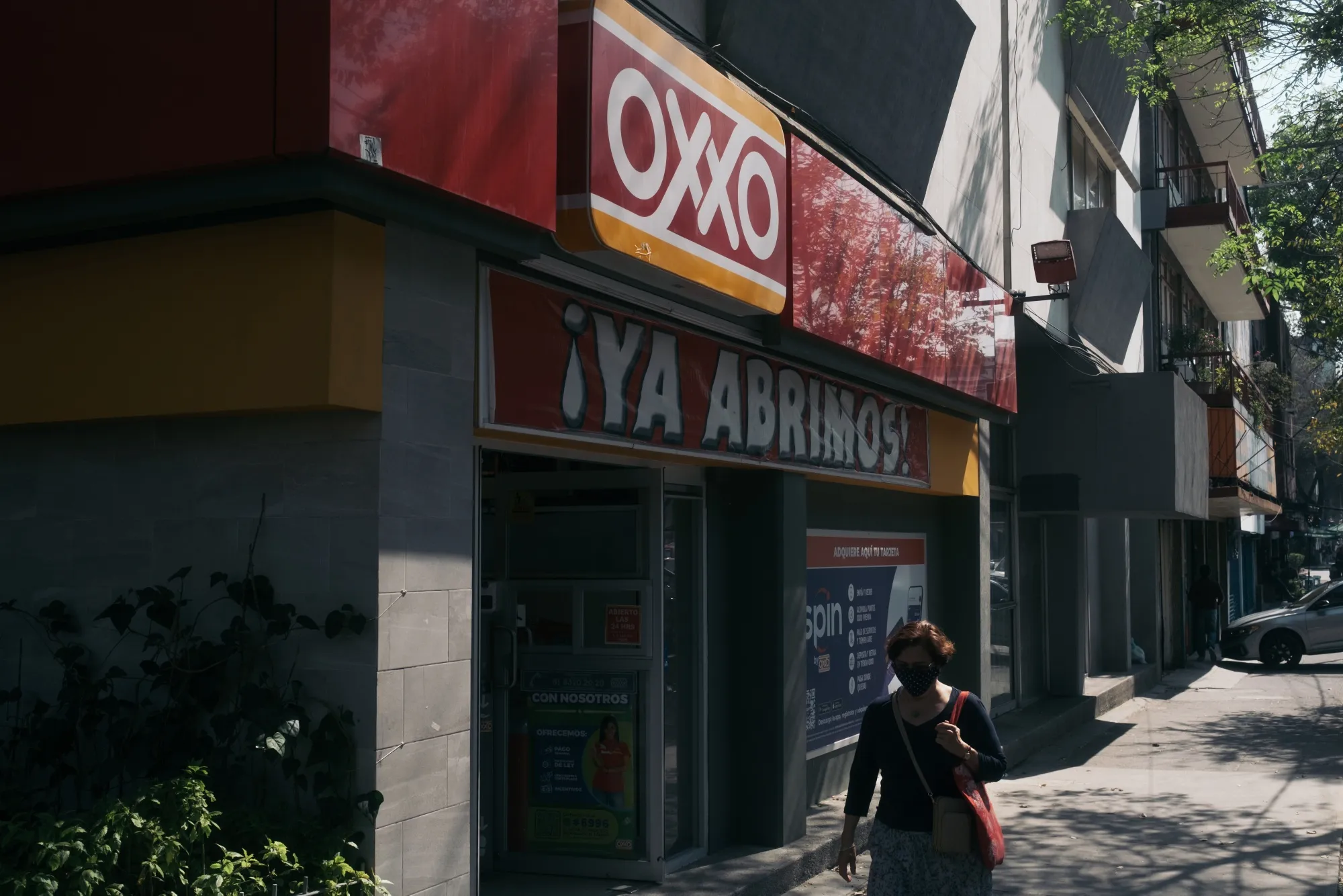 Signage outside an OXXO convenience store in Mexico City, Mexico, on Wednesday, Jan. 25, 2023.&nbsp;
