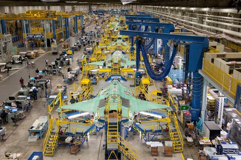 Lockheed Martin Corp.’s F-35 fighter jet manufactured in Texas.