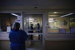 Doctors and nurses work with patients in the Covid-19 ICU&nbsp;at a&nbsp;hospital in Sao Paulo on May 15, 2020.&nbsp;