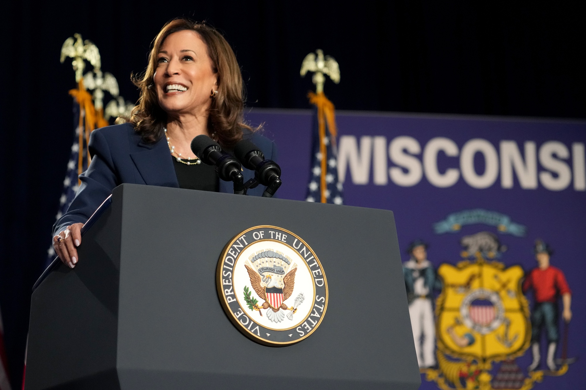 Kamala Harris Erases Trump's Swing-State Lead in 2024 Election: Poll -  Bloomberg