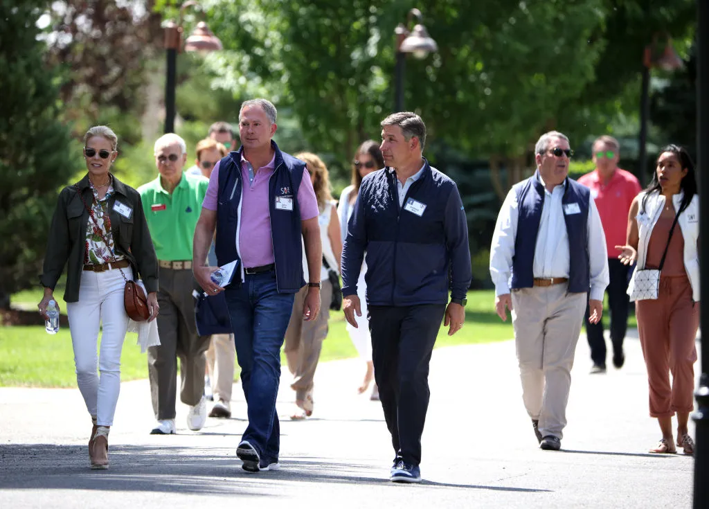 Sun Valley, Idaho, July 2021: The perfect time and place for a business conference.