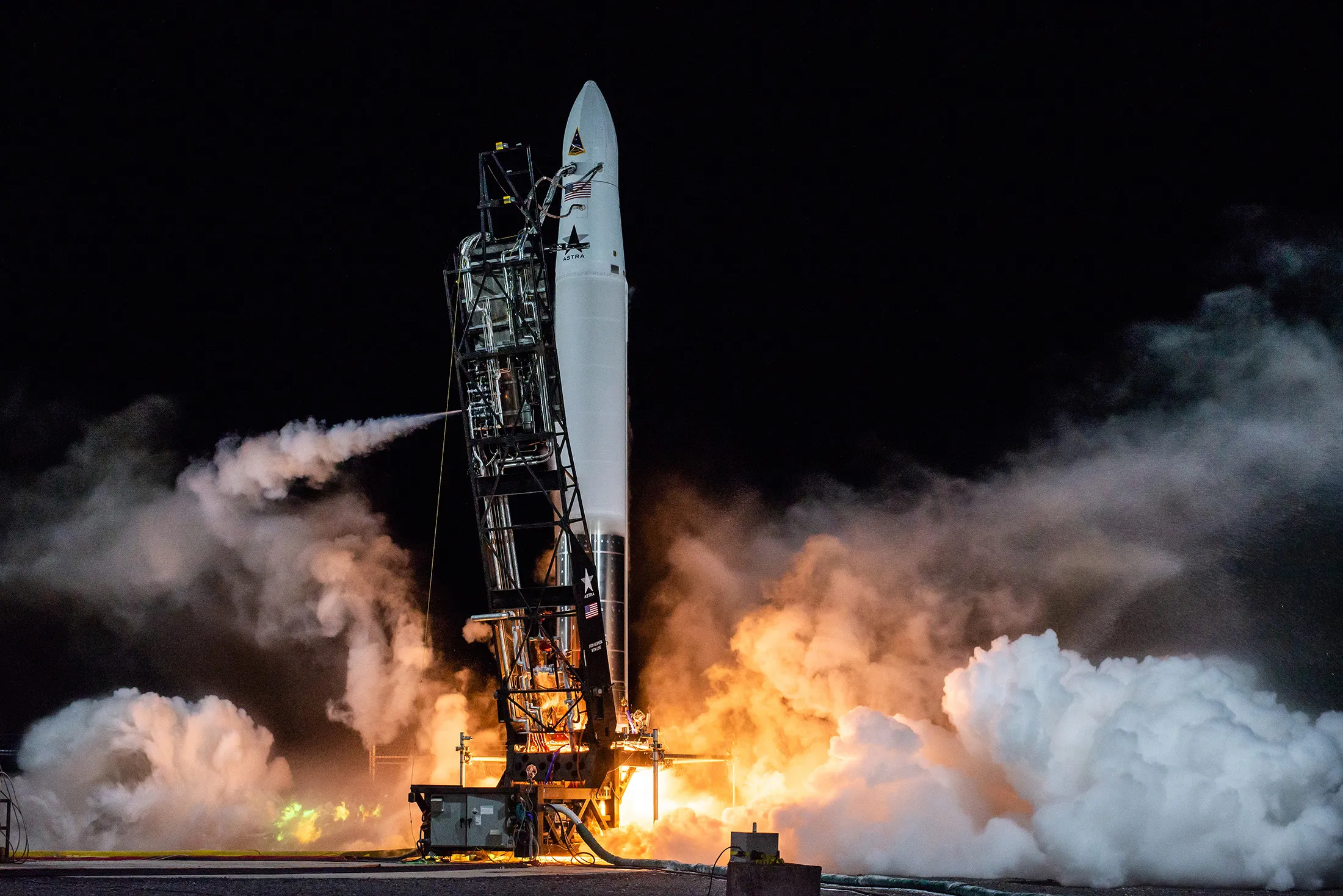 Astra's LV0007 launch in 2021.