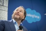 Marc Benioff, chairman and chief executive officer of Salesforce.com Inc.