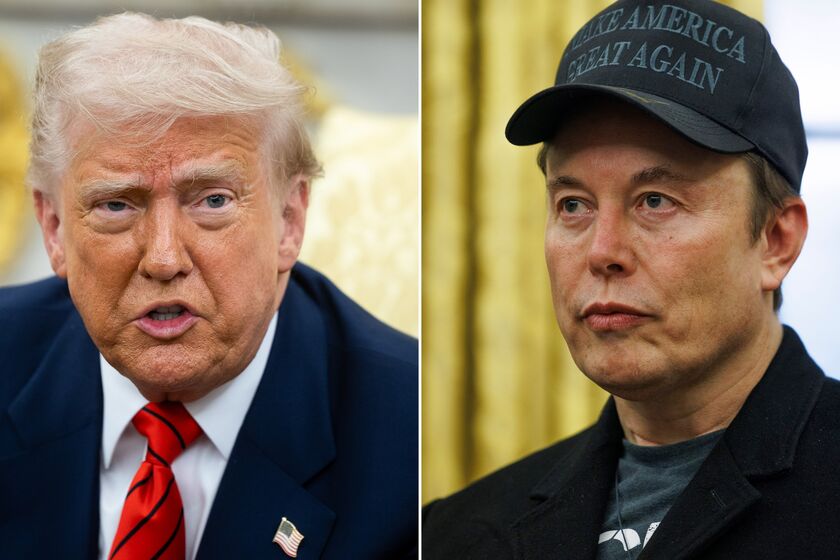 relates to トランプ氏、マスク氏との政府契約打ち切り示唆-テスラ株は14%急落