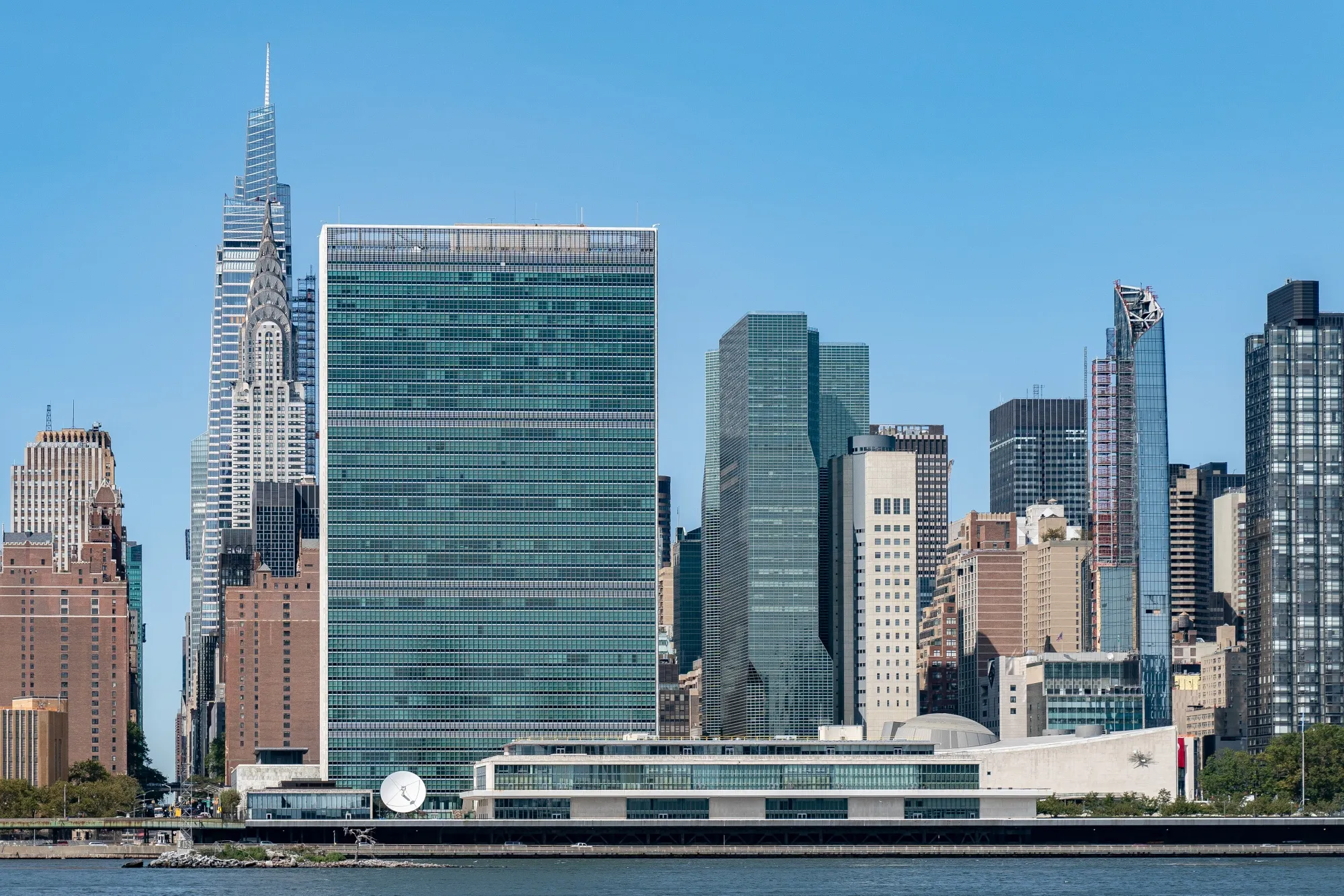 The United Nations headquarters in New York