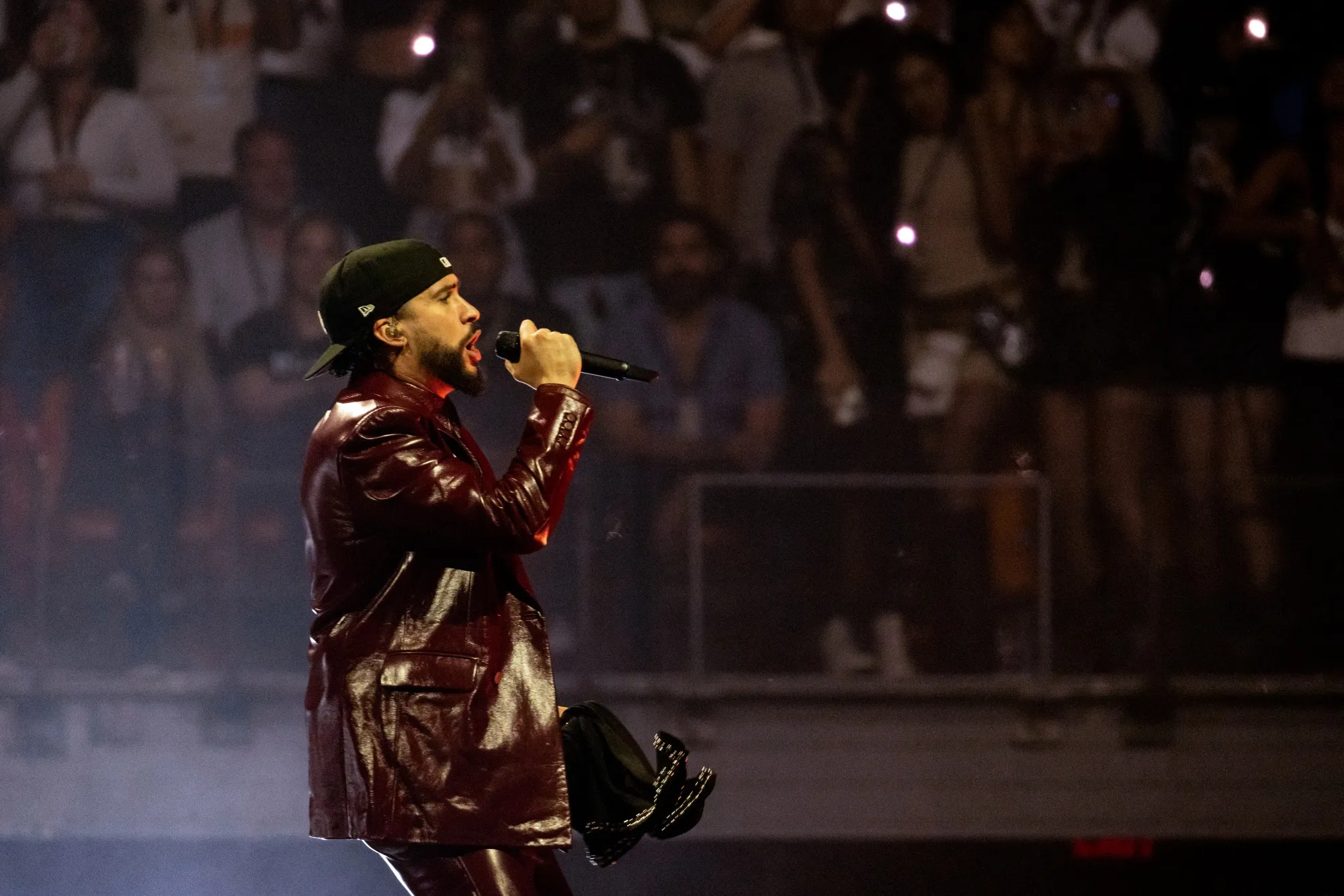 Bad Bunny, performing in Miami in 2024, will be the Super Bowl halftime entertainment.