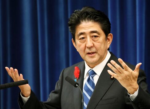 Japan's Prime Minister Shinzo Abe