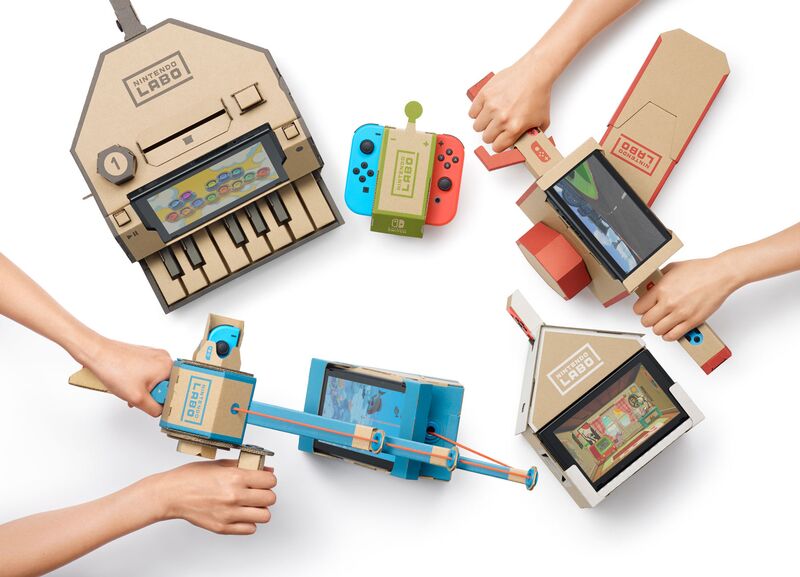 Nintendo Labo é a proposta de papercraft + Switch para o público em geral