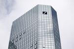 One of the twin towers of the skyscraper headquarters of Deutsche Bank AG stands in Frankfurt, Germany, on Monday, April 9, 2018.