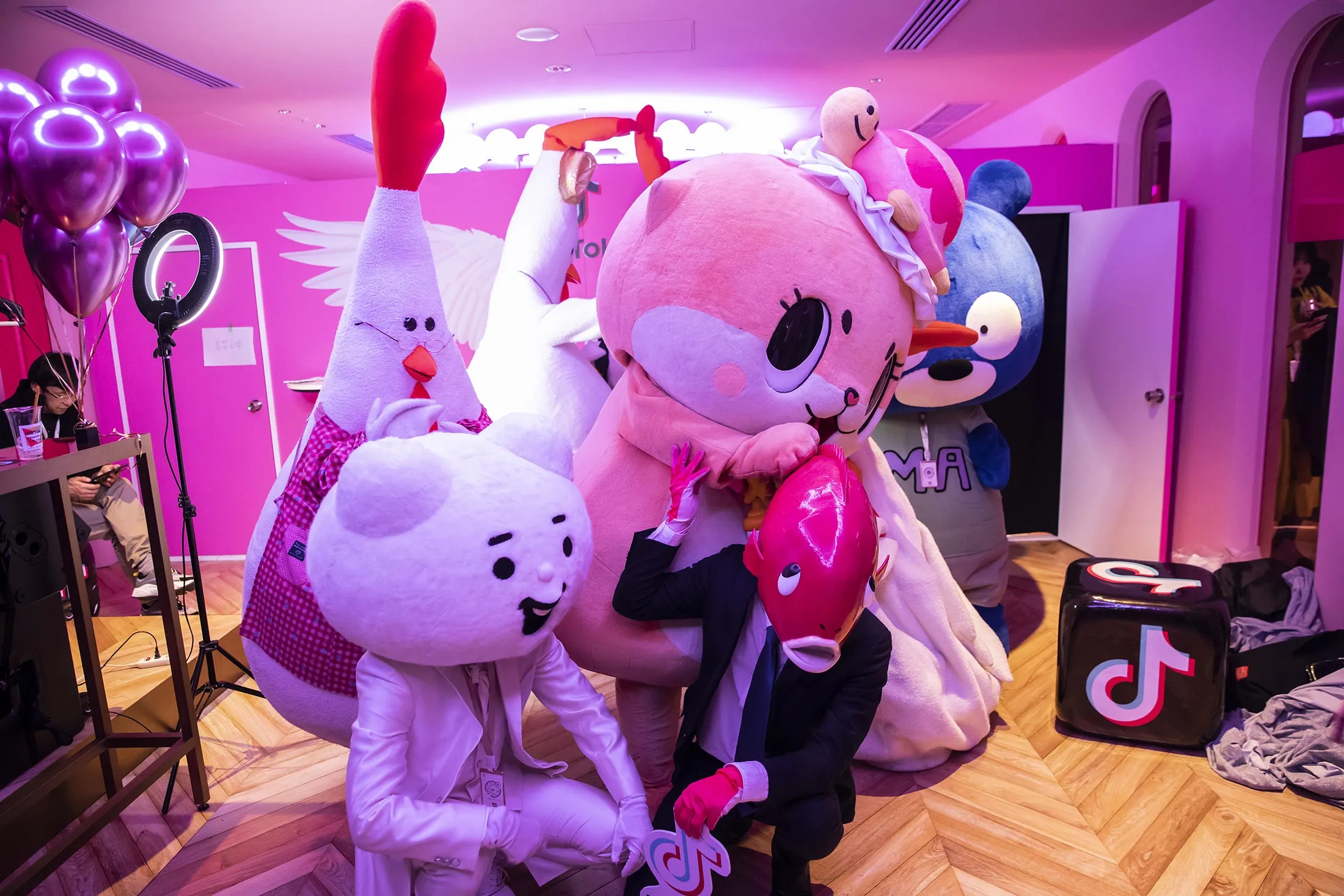 A TikTok party in Tokyo in February.