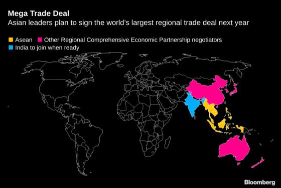 India Exits China-Backed Trade Deal 15 Nations Plan to Sign