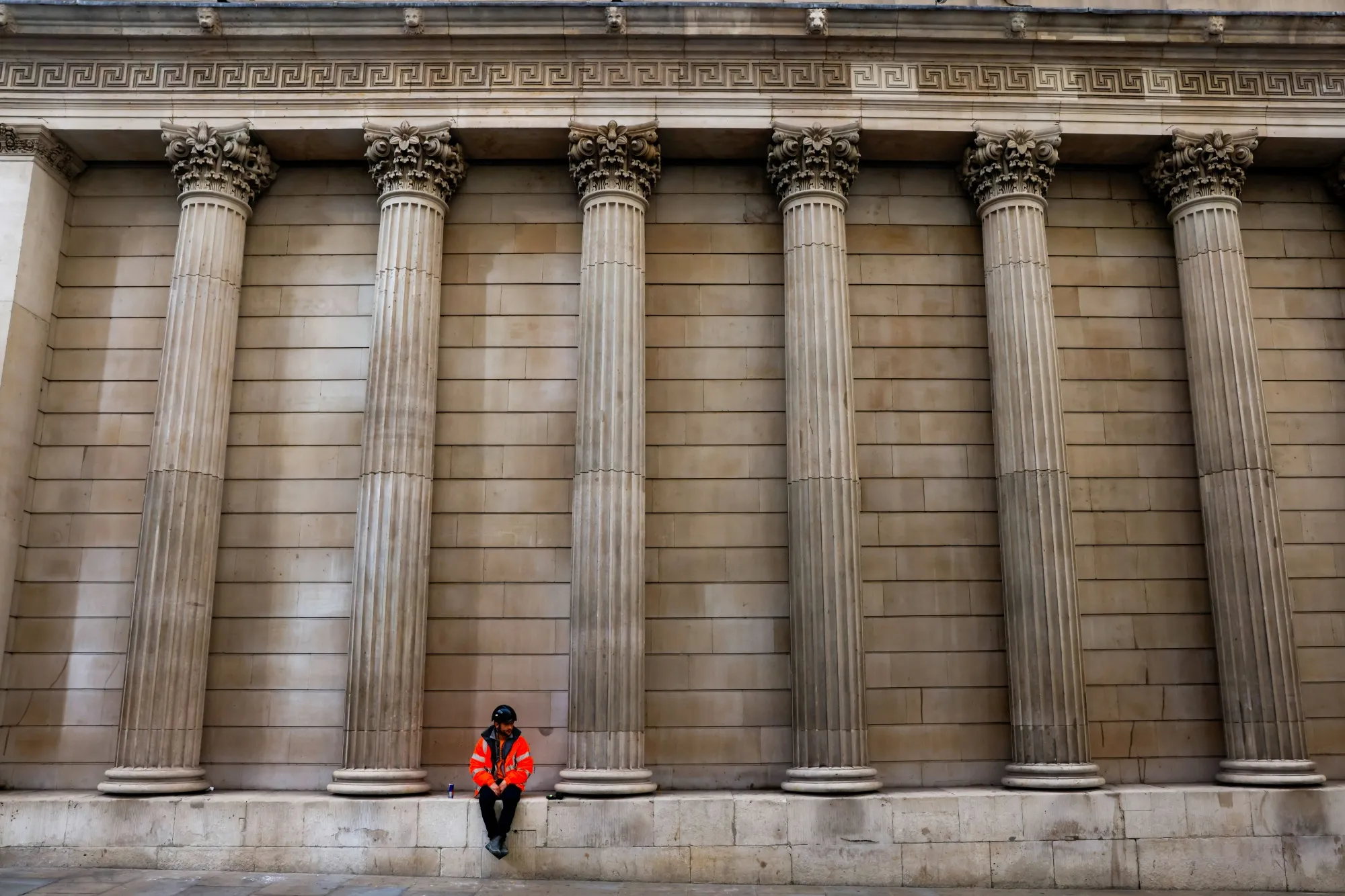 At the Bank of England.