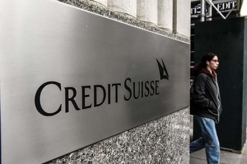 A Credit Suisse office in New York.