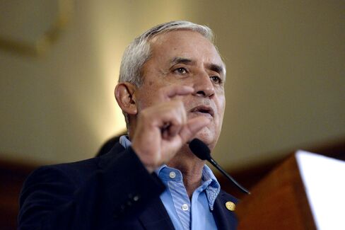 Guatemala President Otto Perez Molina.