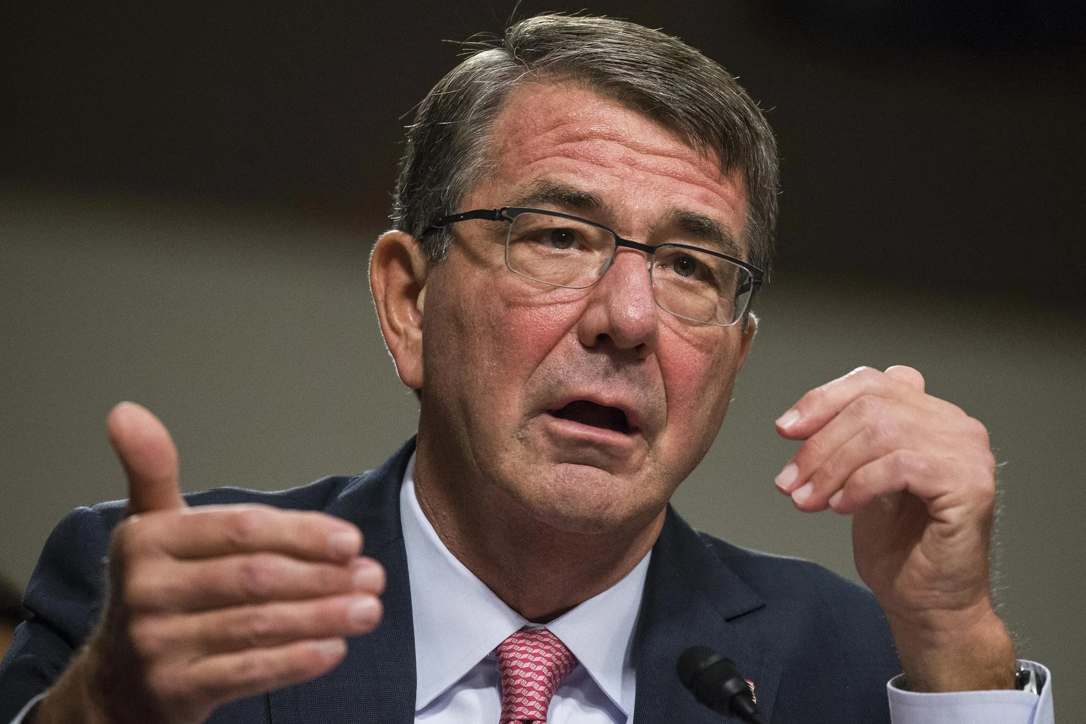 Secretary of Defense Ashton Carter.

