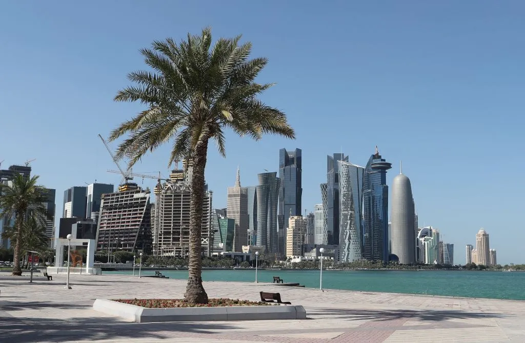 A tree grows in Doha.
