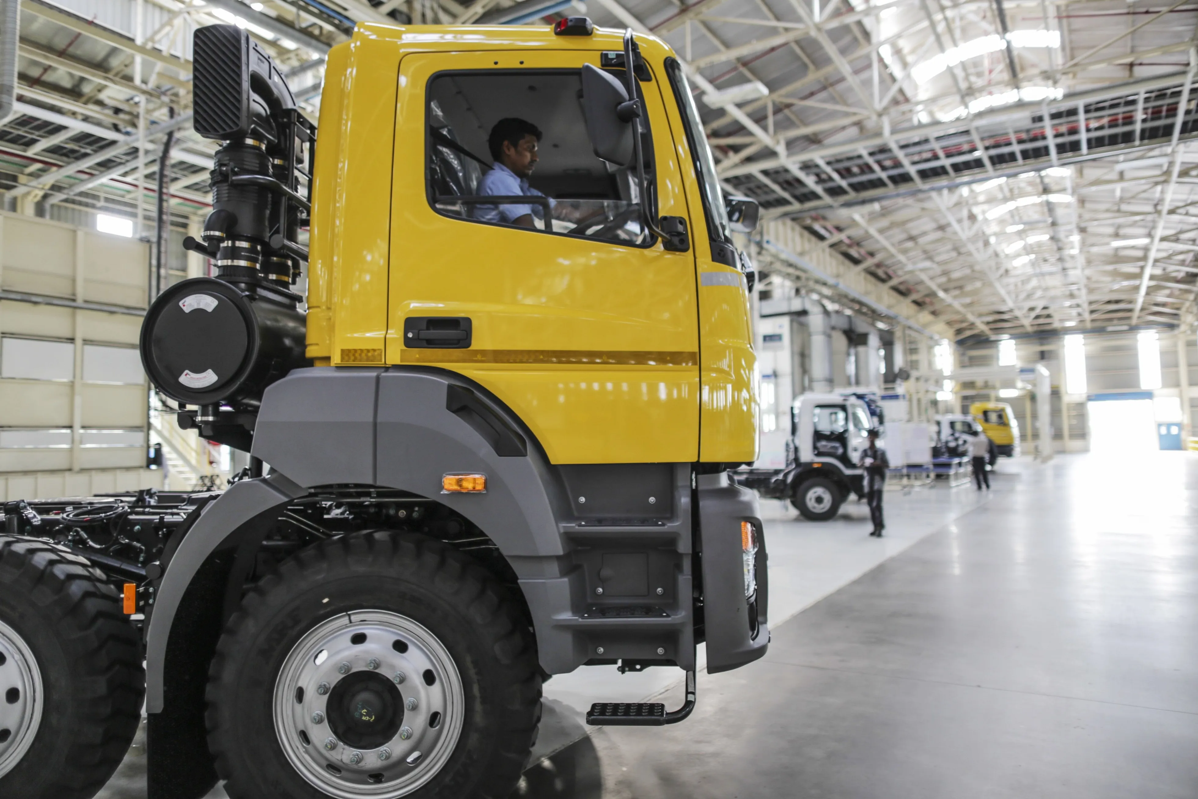 Truck And Bus Production At Daimler AG Plant As Automaker Inaugurates Bus Plant
