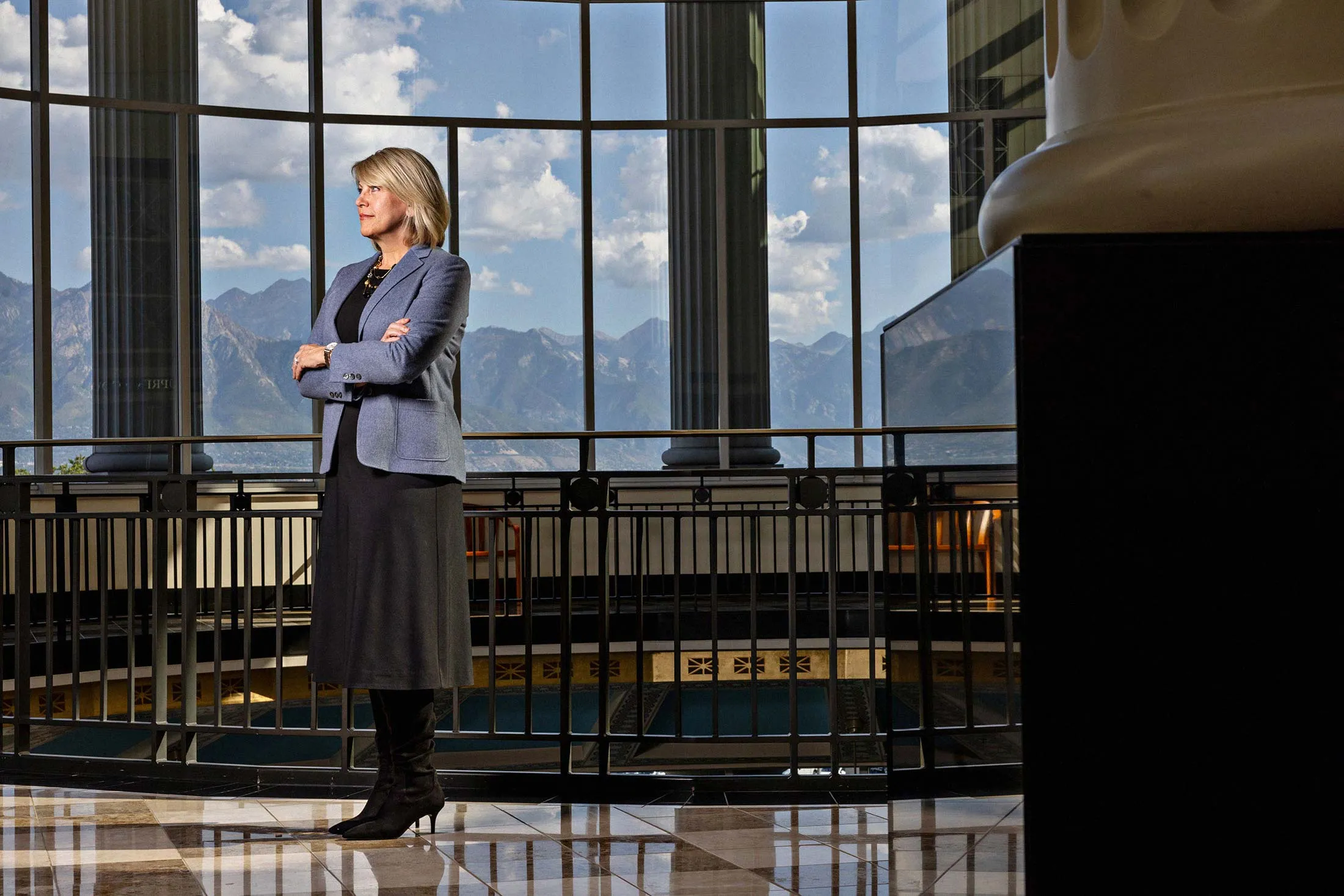 Scott at the Matheson Courthouse in Salt Lake City.