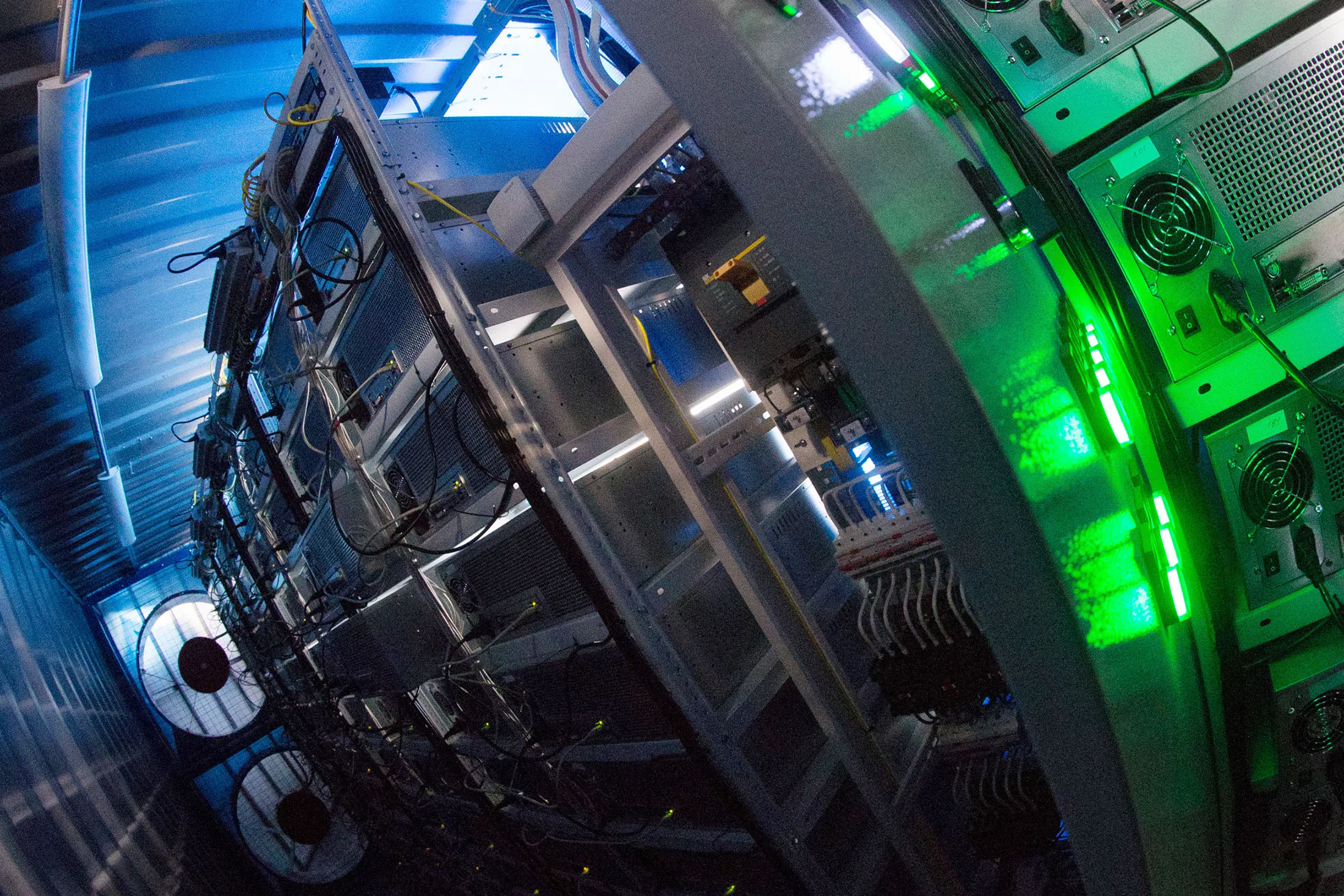 Cryptocurrency adoption will accelerate post-pandemic. Above: A mobile mining farm in Russia.