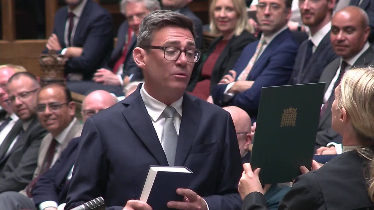 Burnham Sworn in as MP for Makerfield