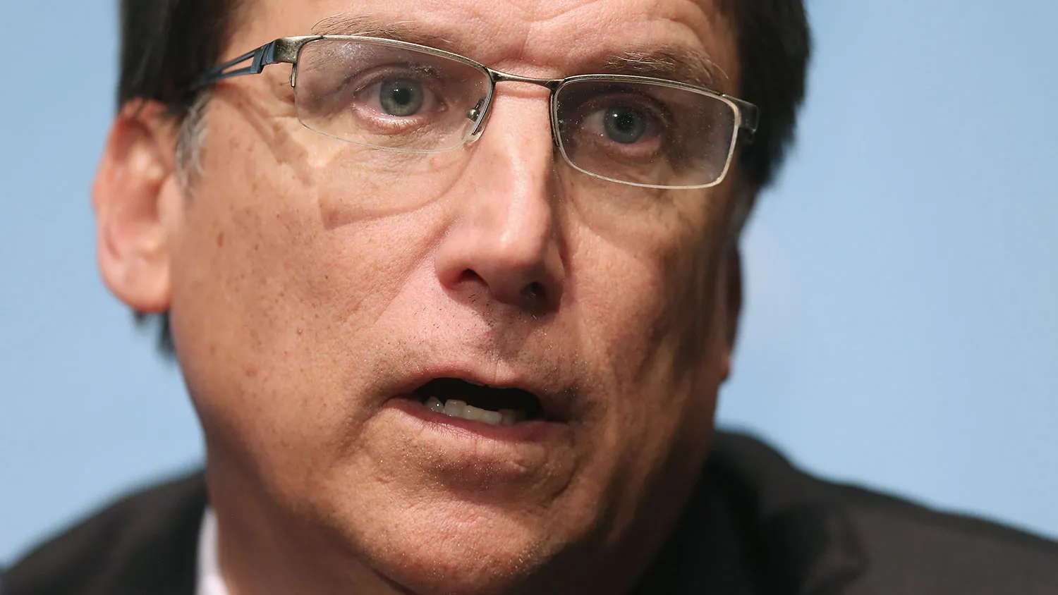 North Carolina Governor Pat McCrory holds a news conference on Feb. 23, 2015, in Washington.
