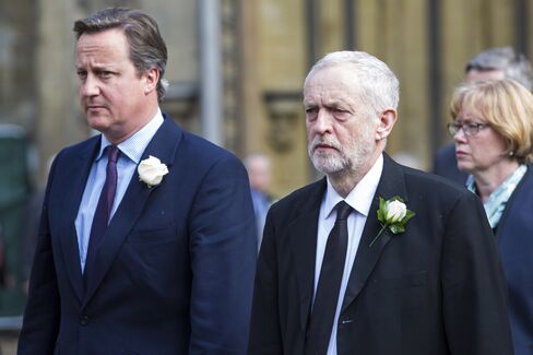MPs Attend Service For Jo Cox