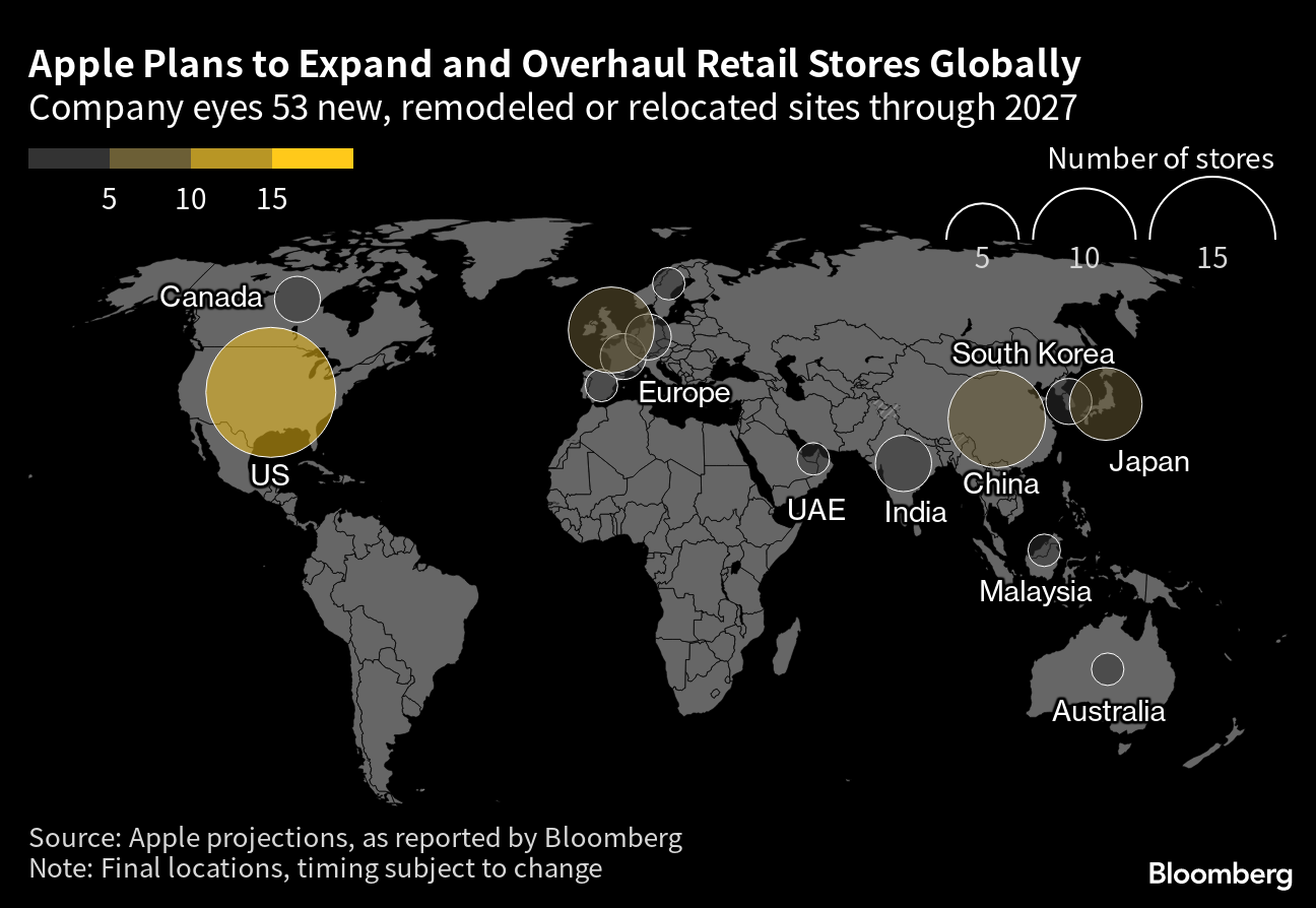 Apple Store Future Locations Worldwide: iPhone Maker Plans China