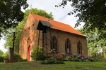 The Roman Catholic church where it is believed that Danish King Harald Gormsson was buried, in Wiejkowo, Poland, July 30.