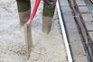 Pouring concrete 