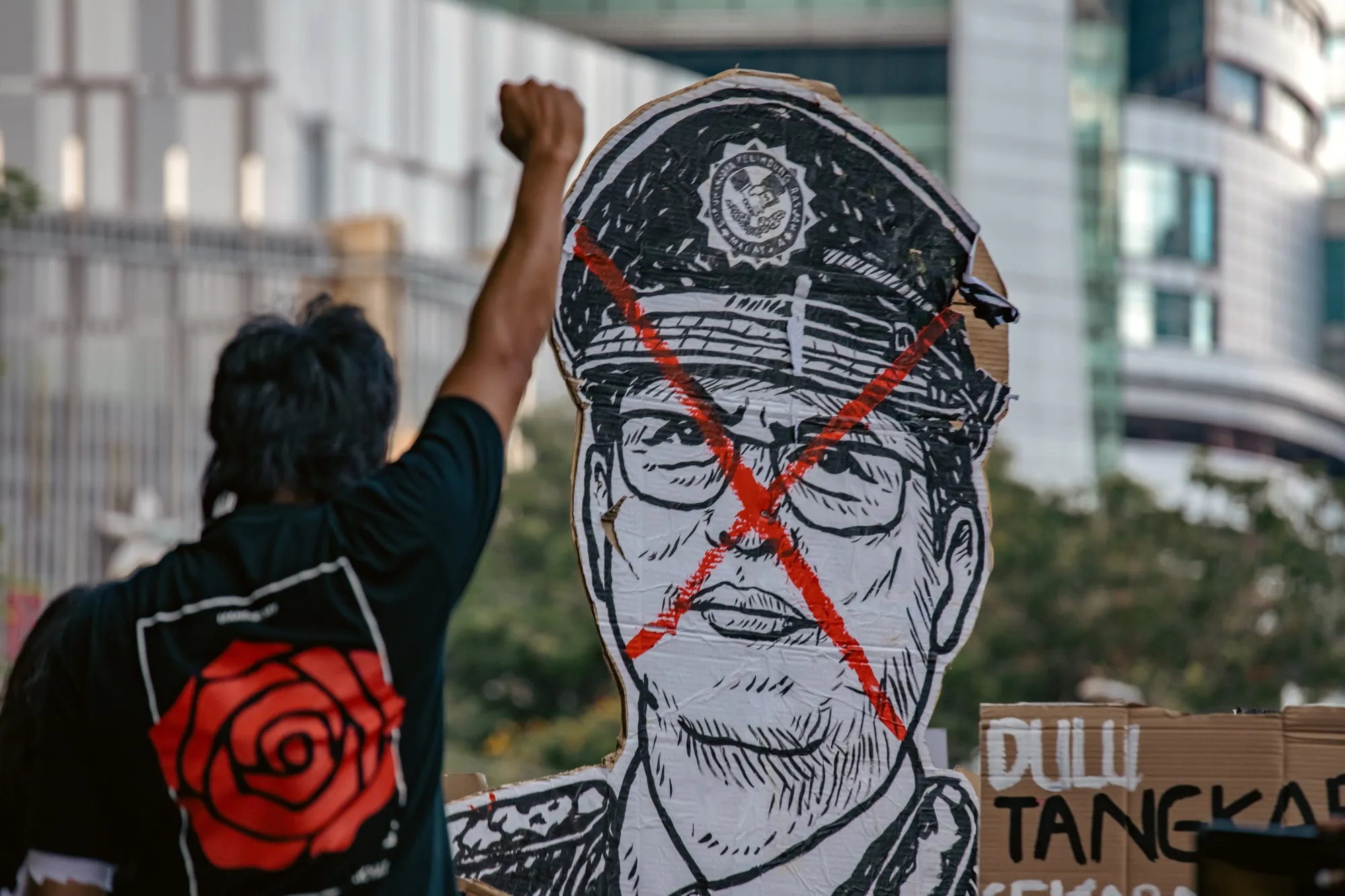A protest against MACC Chief Commissioner Azam Baki in Kuala Lumpur in February.