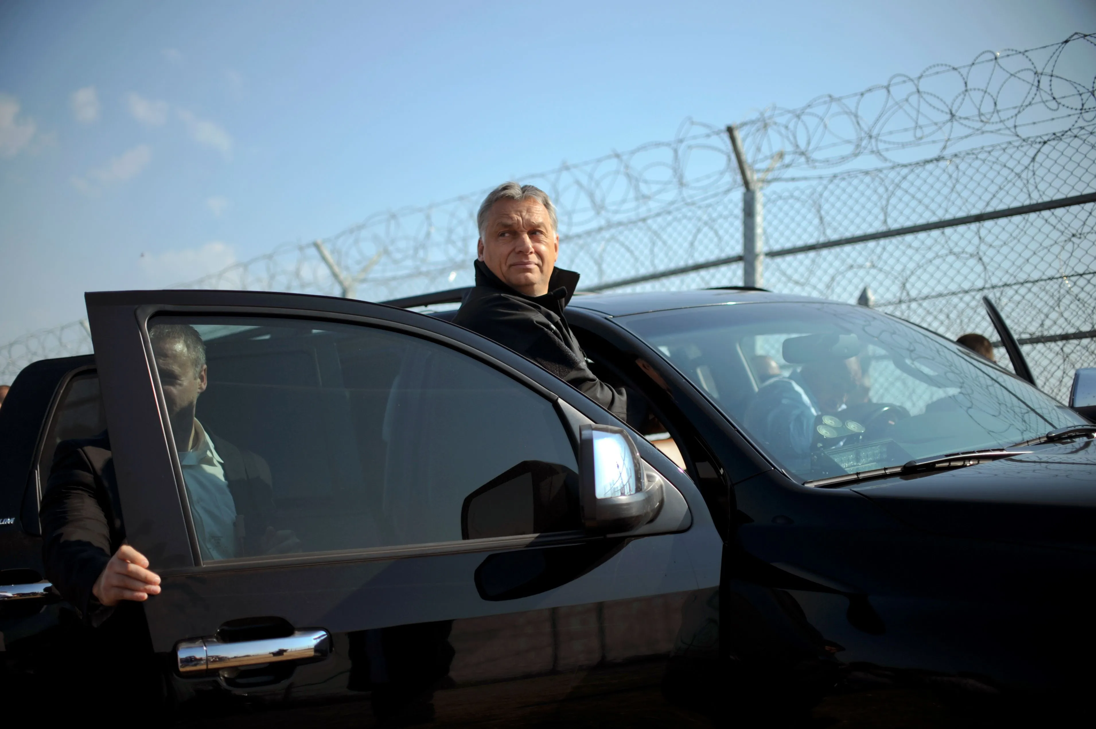 Prime Minister Orban's border fence.
