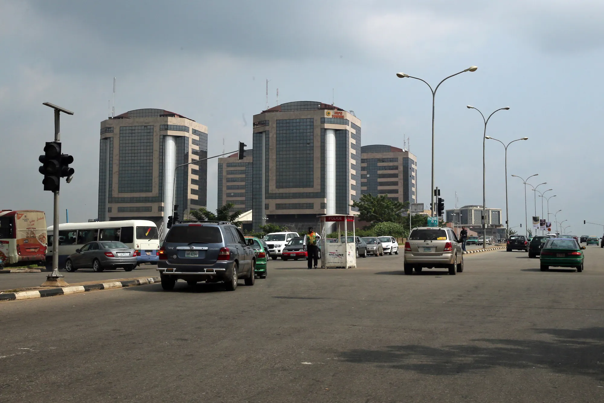 The Nigerian National Petroleum Corp. headquarters in Abuja, Nigeria.