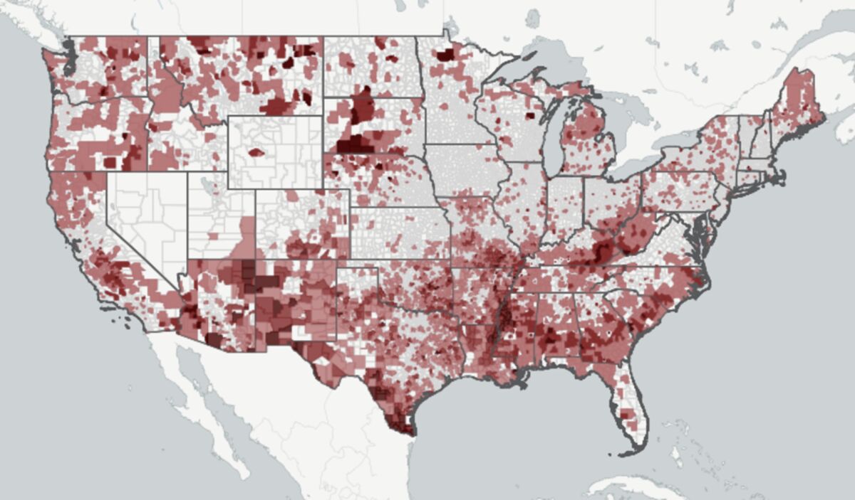 This Map From EdBuild Shows Increasing Rates of School District Poverty Since the Recession