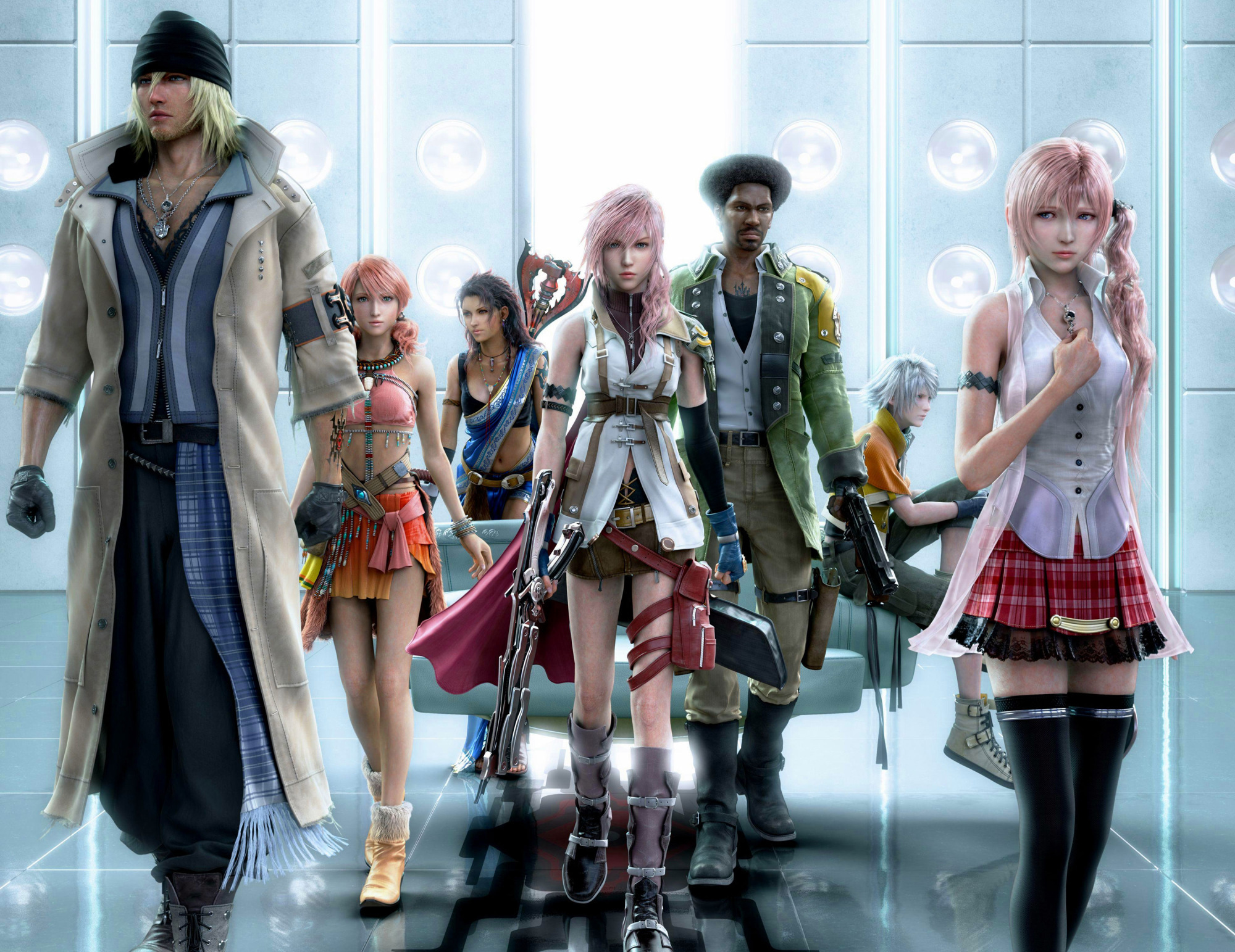 Louis Vuitton's 2016 collection, as modeled by 'Final Fantasy