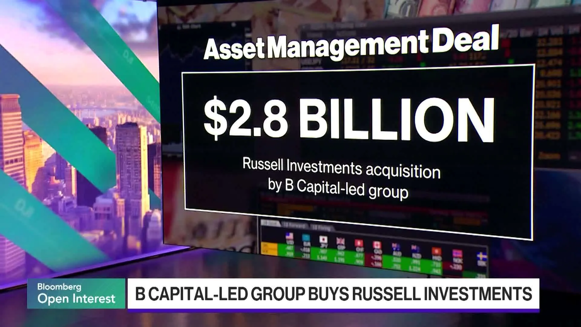 B Capital-led group acquires Russell Investments for $2.8 billion to prepare for the AI era; transaction expected to close in Q1 2027.