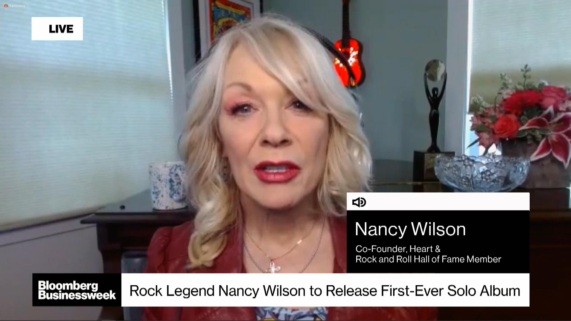 Nancy Wilsons 2022 Christmas Concert Watch Rock Legend Nancy Wilson Flying Solo For First Time - Bloomberg