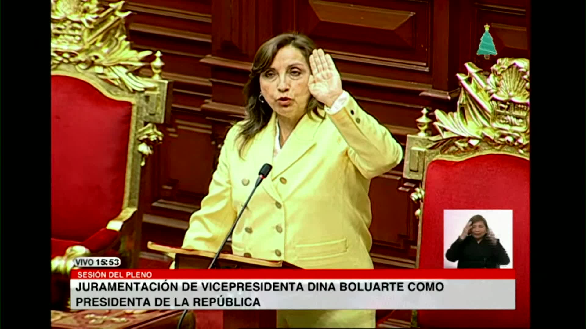 Watch Peru's Dina Boluarte Is Sworn In As President - Bloomberg