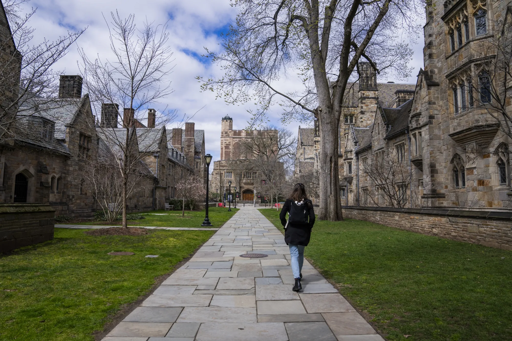 The Yale University campus in New Haven, Connecticut.