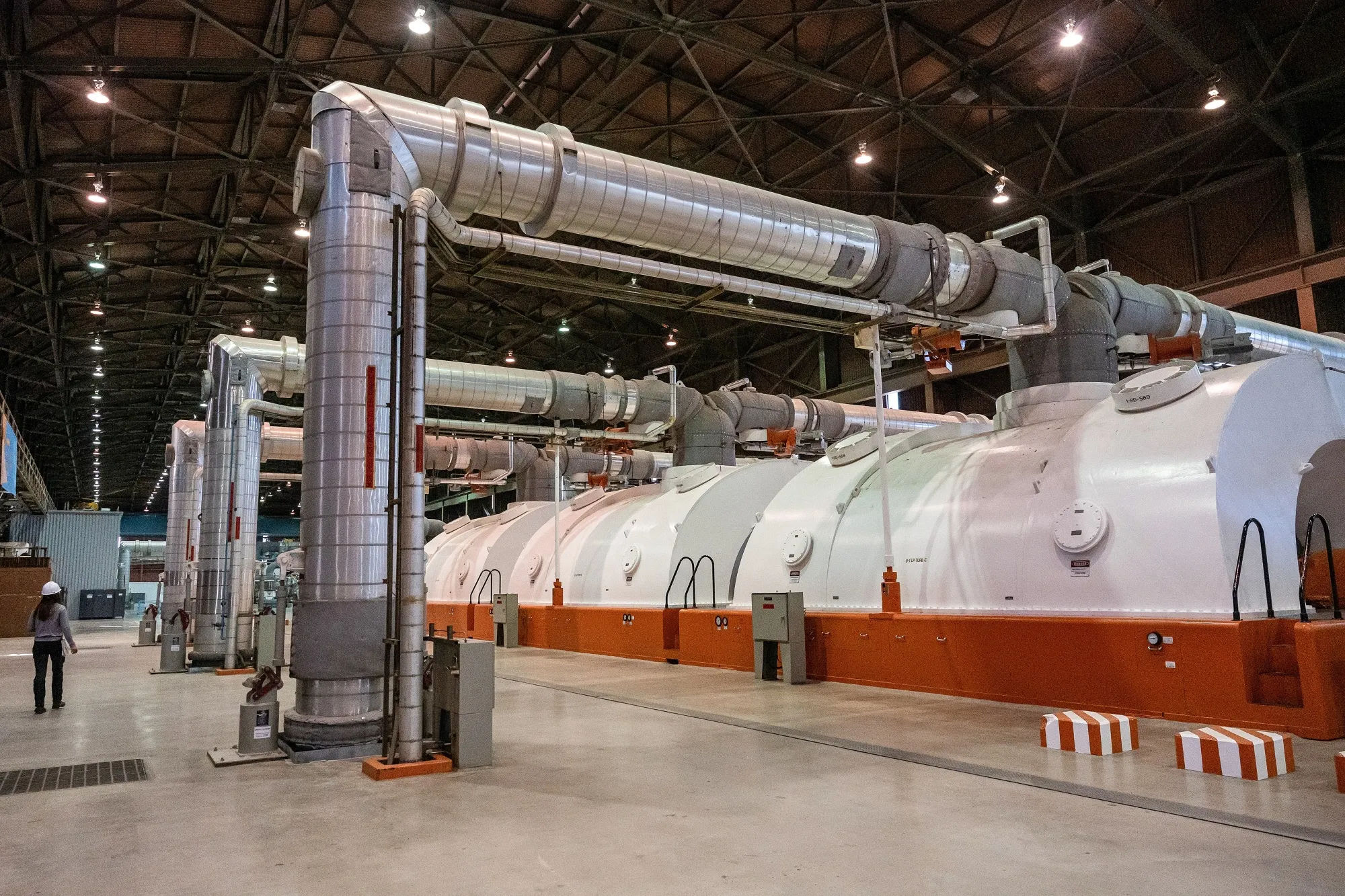 A turbine generator&nbsp;inside PG&amp;E’s&nbsp;Diablo Canyon nuclear power plant in California&nbsp;on Aug. 5, 2025.&nbsp;