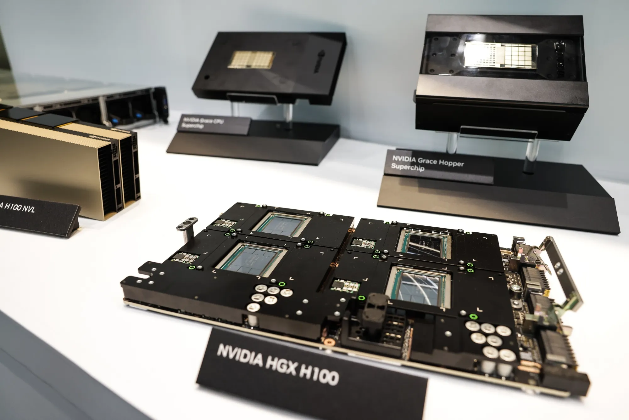 Nvidia Corp. HGX H100 artificial intelligence supercomputing graphics processing units