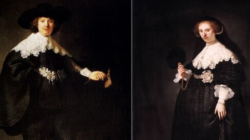 Maerten Soolmans and Oopjen Coppit by Rembrandt
