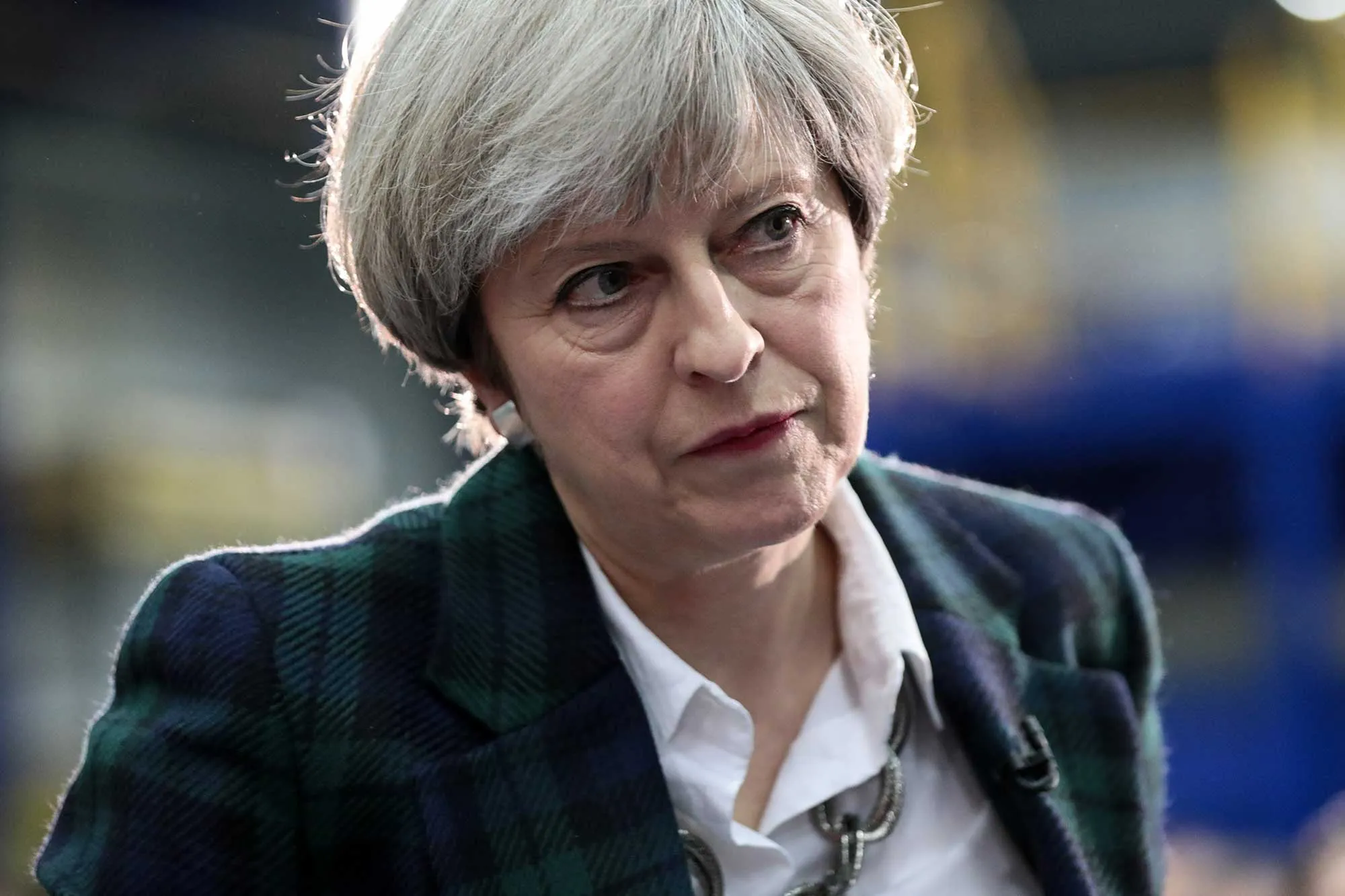 British Prime Minister Theresa May.
