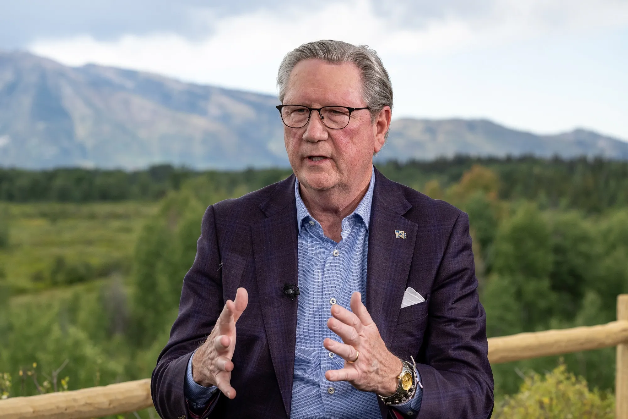 &nbsp;

Federal Reserve Bank of Kansas City President&nbsp;Jeff Schmid during a&nbsp;Bloomberg Television interview in Wyoming on August 20.