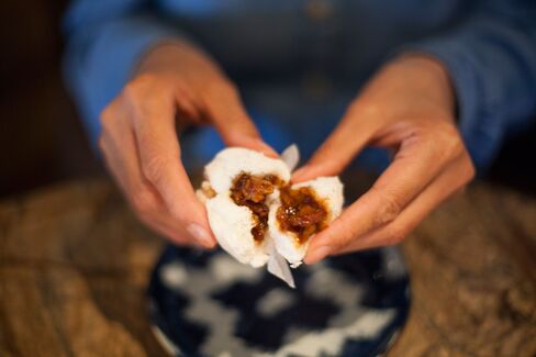 Fluffy buns are among several dim sum options served in the restaurant.