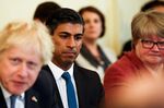 Rishi Sunak attends the weekly cabinet meeting at Downing Street in London, on May 17.