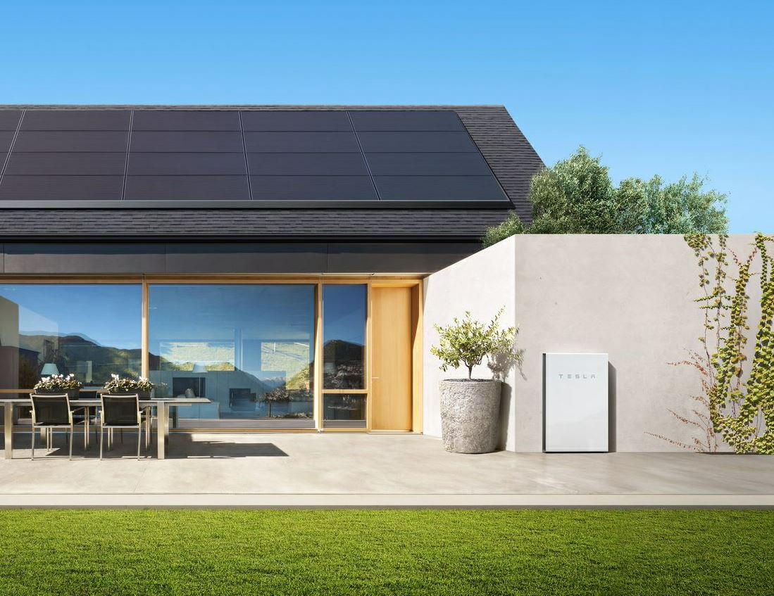 Tesla solar store roof europe